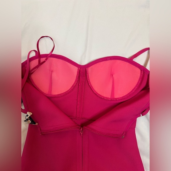 NWT fuchsia pink bandage dress - Picture 4 of 6